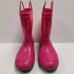 Pink Rain Boots 12 Toddler Girl